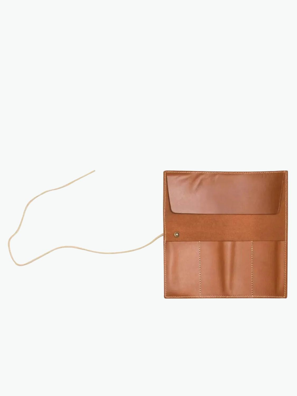 Paper Republic Le Porte Plume Leather Pen and Pencil Case Cognac